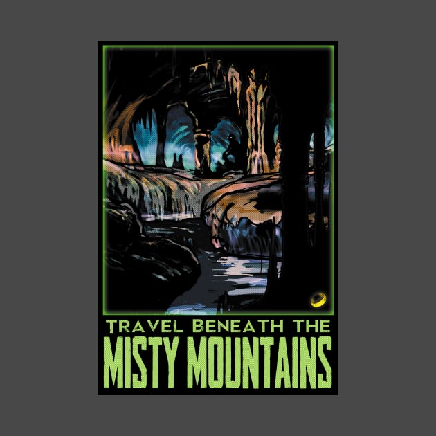 Visit Beneath the Misty Mountains by RocketPopInc