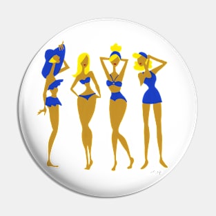 Bombshells - Blue Pin