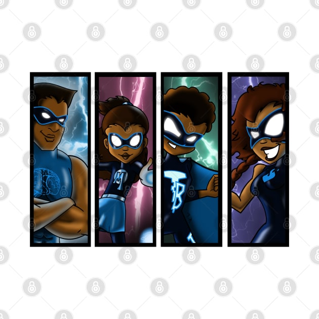 Family of Superheroes by treasured-gift