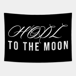 HODL to the MOON Tapestry