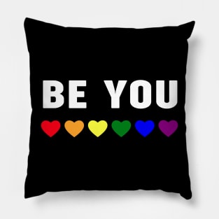 Be You LGBT Flag Gay Pride Month Pillow