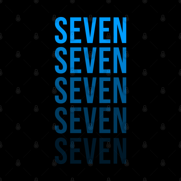 SEVEN SEVEN SEVEN by Printnation