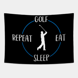 Golf Eat Sleep Repeat Gift For Golfers & Golf Players Tapestry