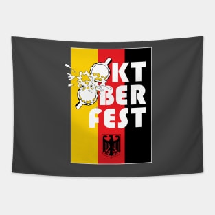 oktoberfest german flag mugs Tapestry