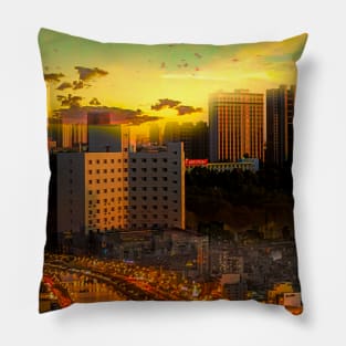 Golden Horizon Pillow