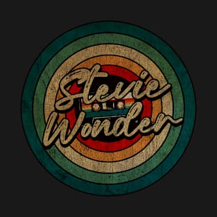 Stevie Wonder   -  Vintage Circle kaset T-Shirt