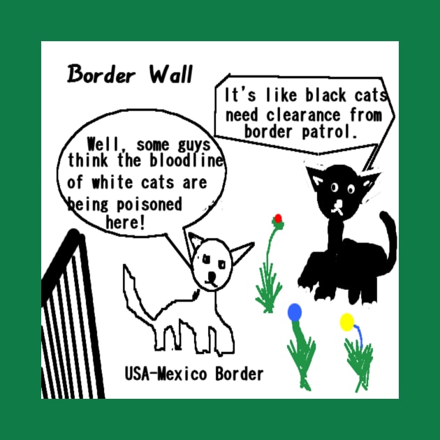 Border Wall Design (Green Background) by 2triadstore