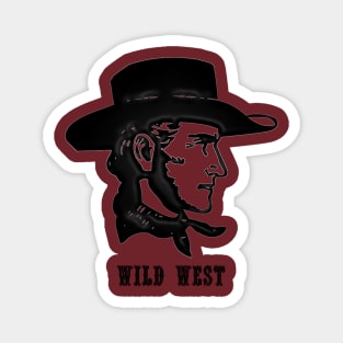 Western Era - Wild West Cowboy with Hat Magnet