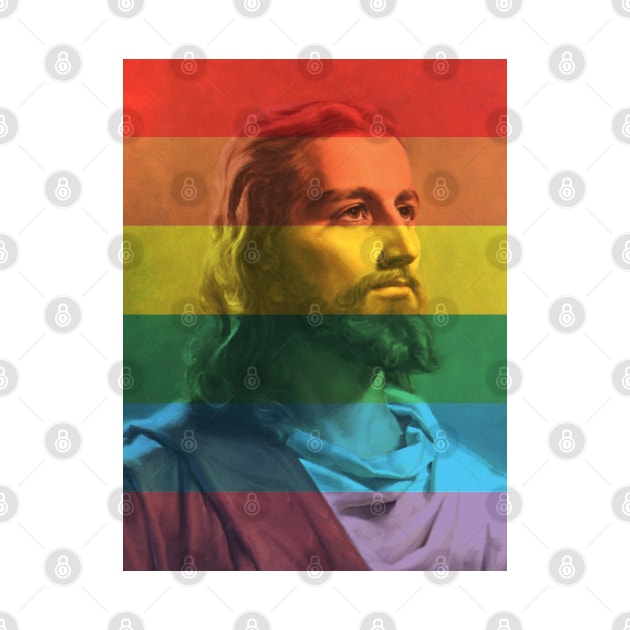 Gay Pride Jesus by radquoteshirts