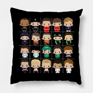 F1 chibi class 2024 Pillow