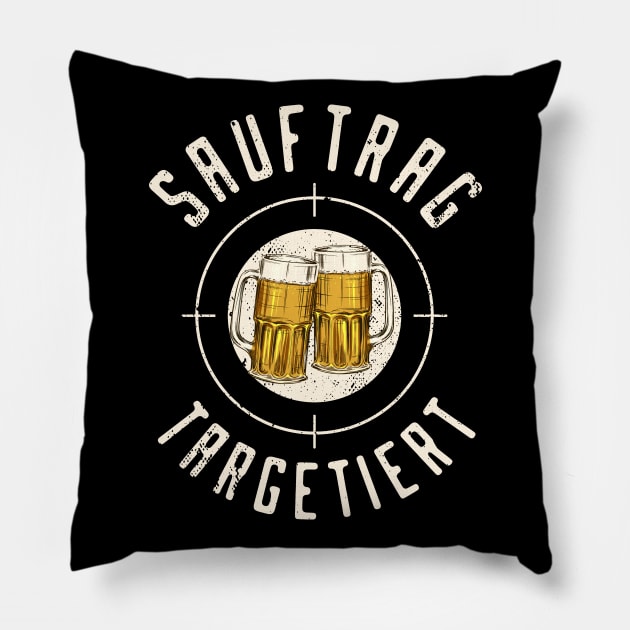 Sauftrag Targetiert - Jugendwort 2020 Pillow by sweetczak