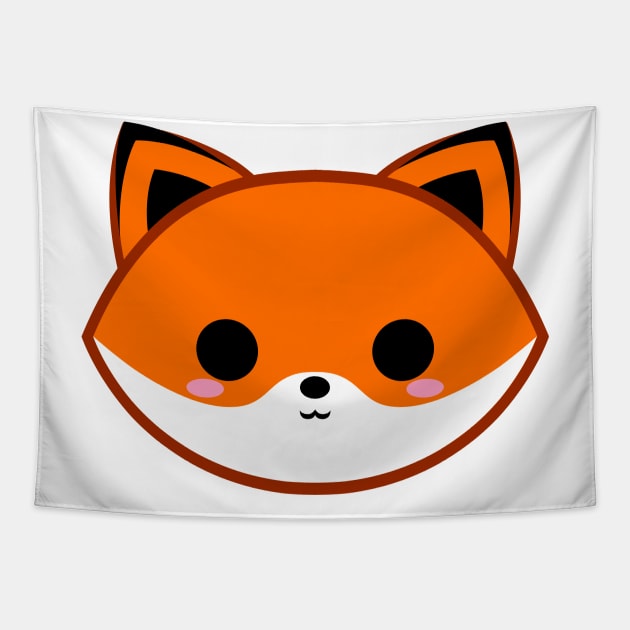 Cute Red Fox Tapestry by alien3287