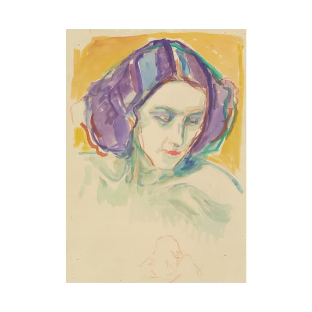 Female Portrait by Munch by MurellosArt