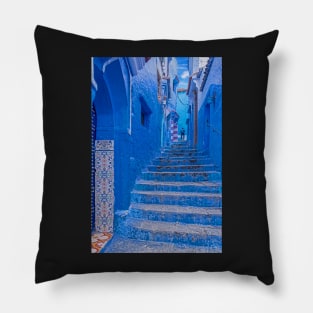 Chefchaouen, Morocco Pillow