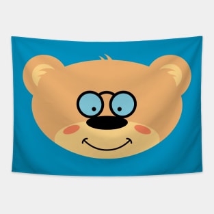 Teddy bear with Glasses Tapestry