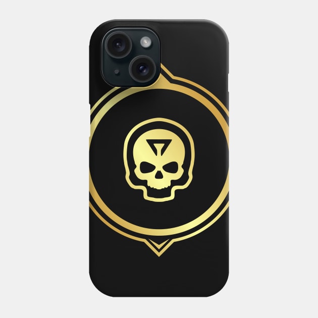 skul riders golden Phone Case by creatororojackson