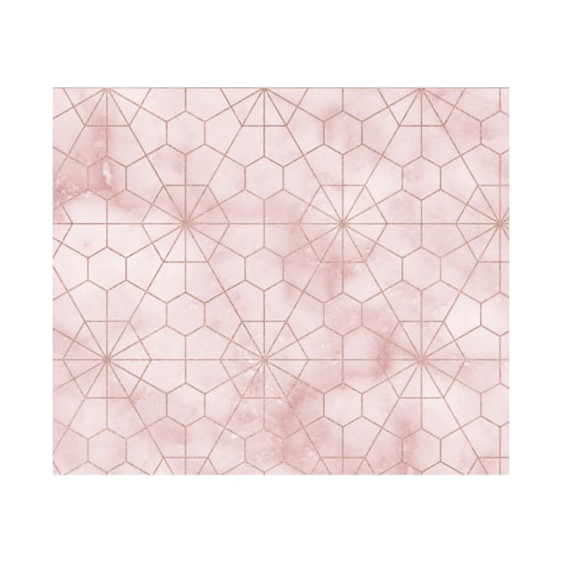 Mademoiselle pink marble by marbleco