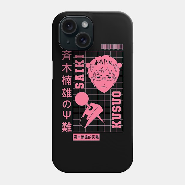 Saiki K Phone Case by Merch By Art