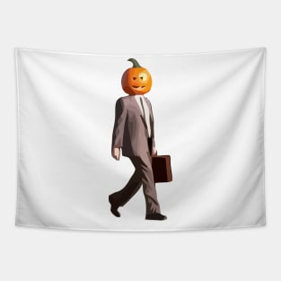 Pumpkin Dwight Tapestry