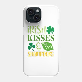 Irish Kisses and Shamrocks Phone Case