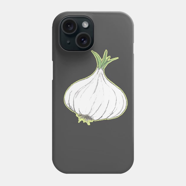 Head of Garlic Phone Case by saitken