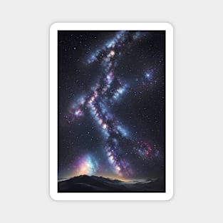 cosmos in the night sky Magnet