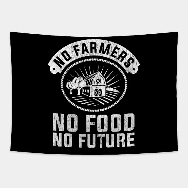 Farmer Food Retro Farm Tapestry by shirtsyoulike