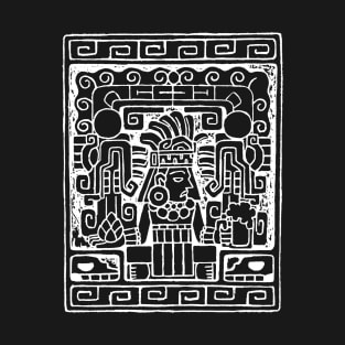 Aztec Beer Hops Dragon Tattoo for dark T-Shirt