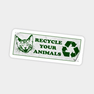 Fight Club Recycle Sticker Magnet