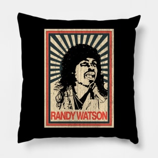 Vintage Poster Randy Watson Pillow