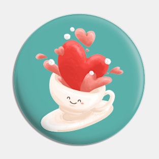 Love in a Cup Pin