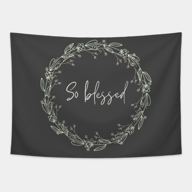 So blessed Tapestry by hristartshop