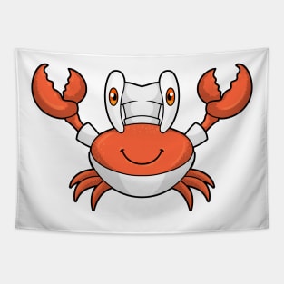 Crab as Cook with Cooking hat Tapestry