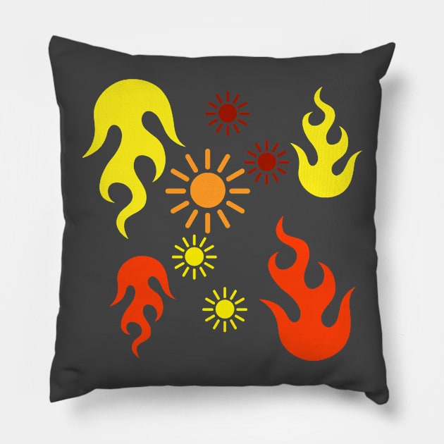 Flamfire Pillow by Angelsgreen