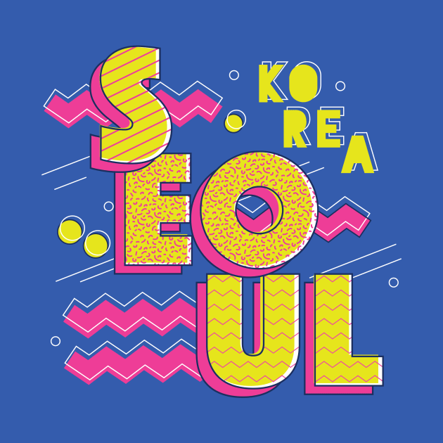 Retro 90s Seoul, South Korea by SLAG_Creative