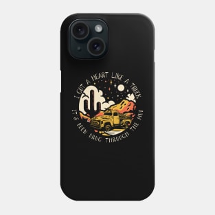 Vintage I Got A Heart Like A Truck Lover Gift Phone Case