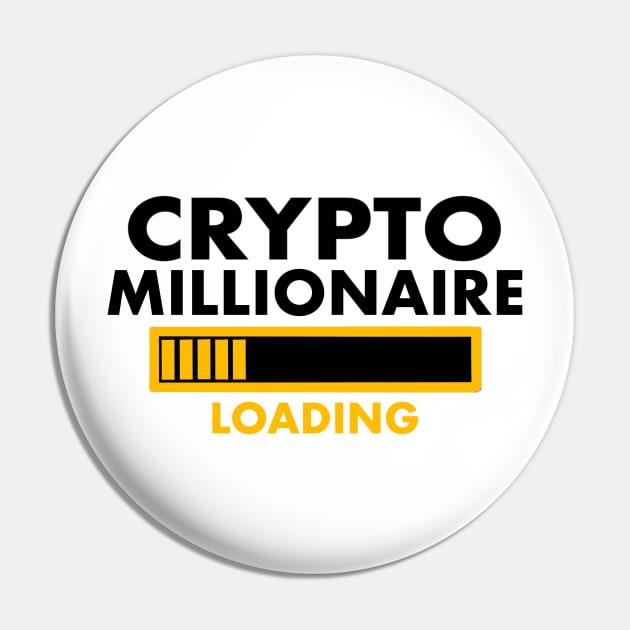 Crypto Millionaire Loading Pin by SAN ART STUDIO 