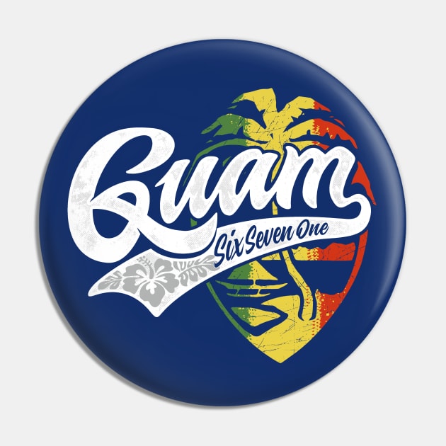 Guam Seal 671 Guamanian Pride Pin by THE LOCAL FABRIC