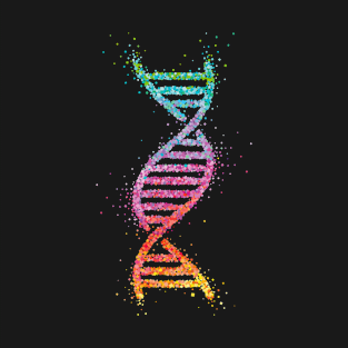 DNA Strand Biology Scientist Researcher Nerd T-Shirt