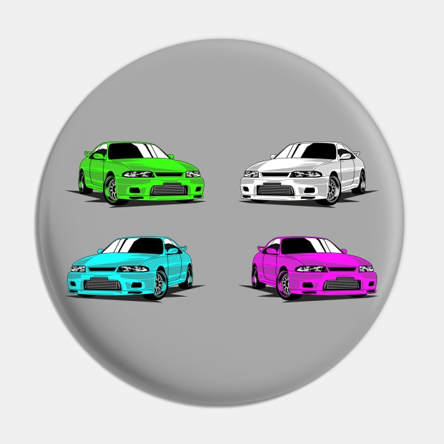 4 x R33 skyline JDM Pin by Car_Designer