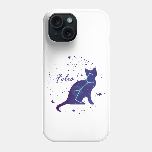 Felis Constellation Phone Case by TheUnknown93