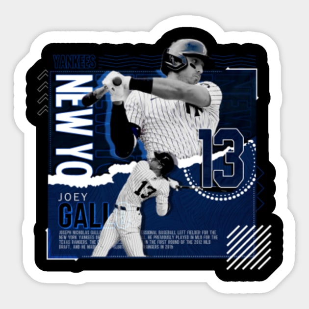 Joey Gallo Baseball Edit Tapestries Yankees - Joey Gallo - Sticker