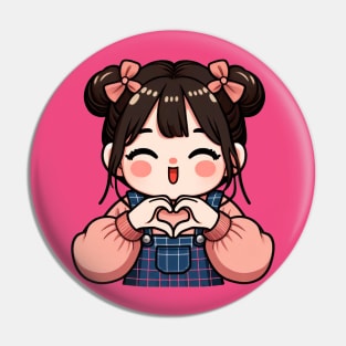 Cute Little Girl Pin