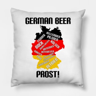 German Beer Prost Pillow