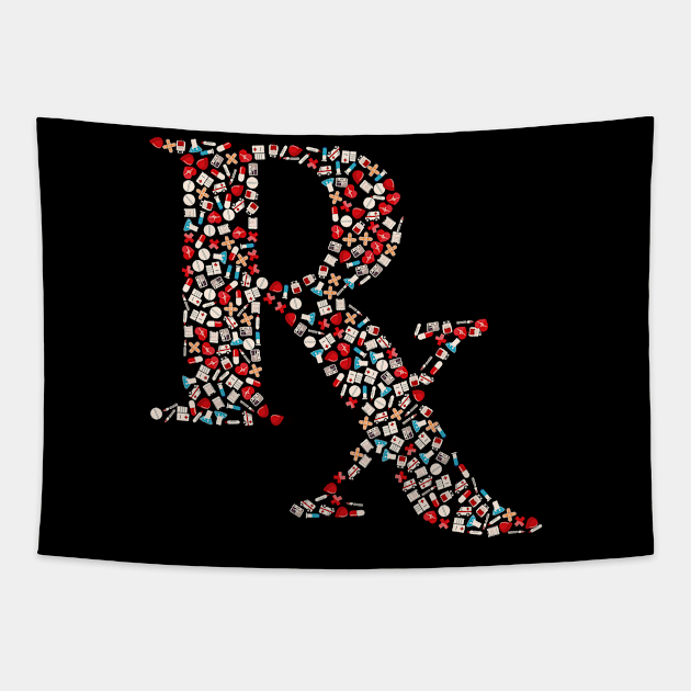 Pharmacy Symbol Tapestry by DesignIndex