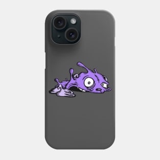 Splat bear purple Phone Case