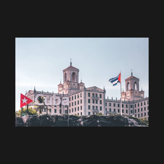Cuba architecture flag by opticpixil