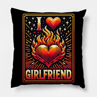 Fiery Sweetheart Love Pillow