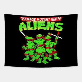 ninja aliens Tapestry