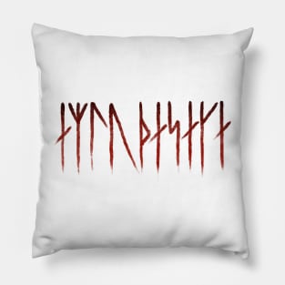 The Prince (shaded blood text) Pillow